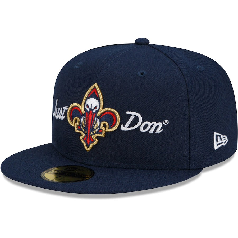 New Era x Just Don New Orleans Pelicans Navy 59FIFTY Fitted Hat