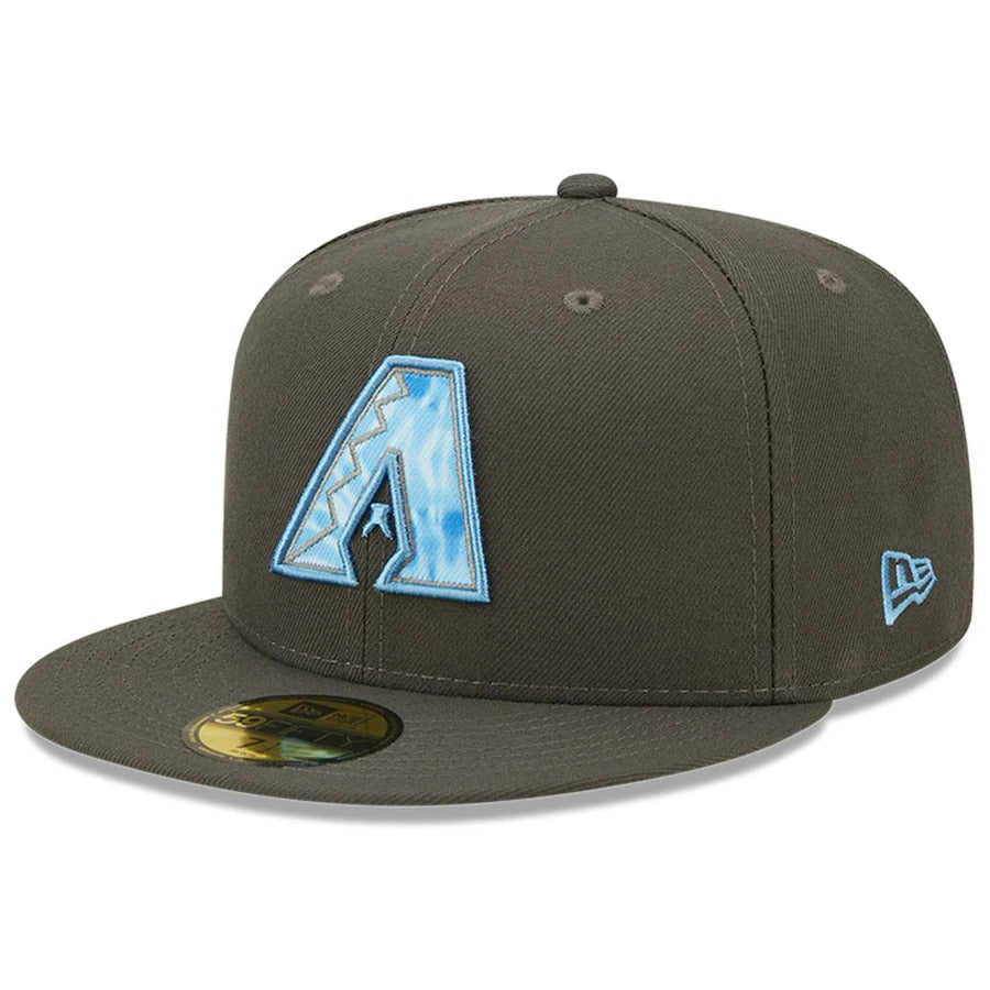 New Era Arizona Diamondbacks Graphite 2022 Father's Day On-Field 59FIFTY Fitted Hat