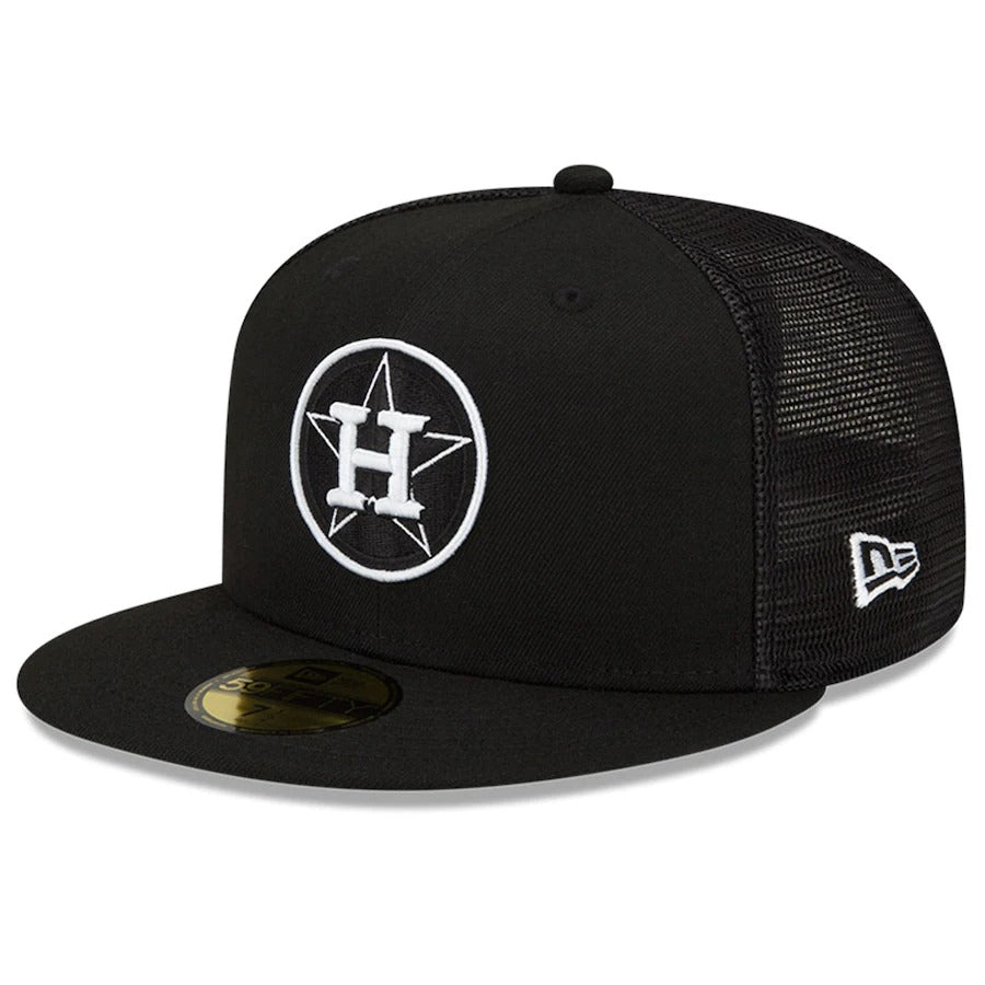 New Era Houston Astros Black 2022 Batting Practice 59FIFTY Fitted Hat