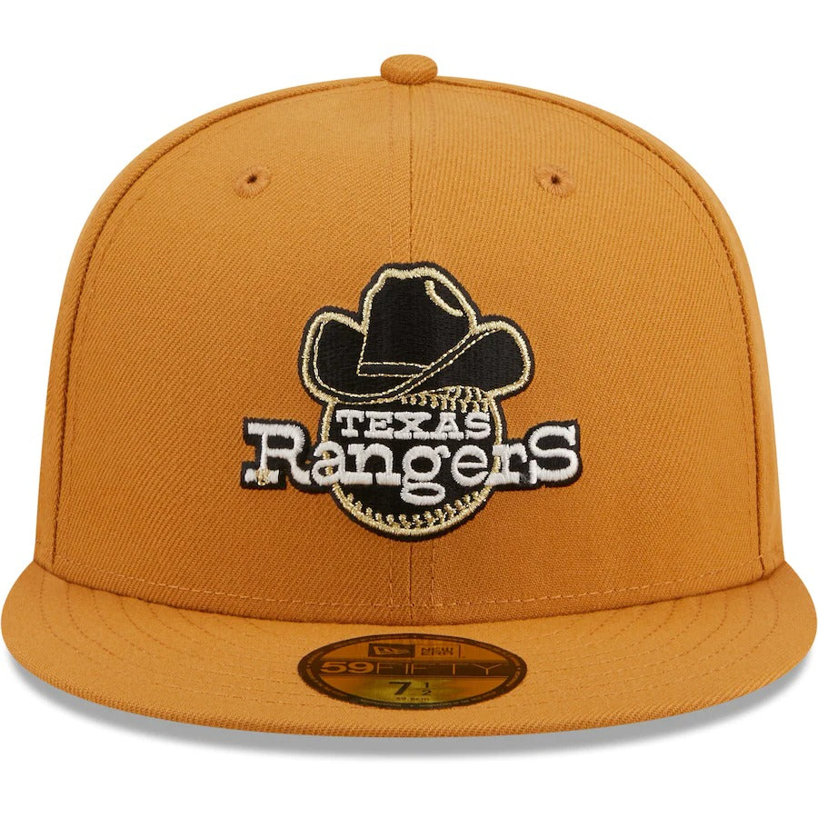 New Era Texas Rangers Arlington Stadium Timbs 59FIFTY Fitted Hat