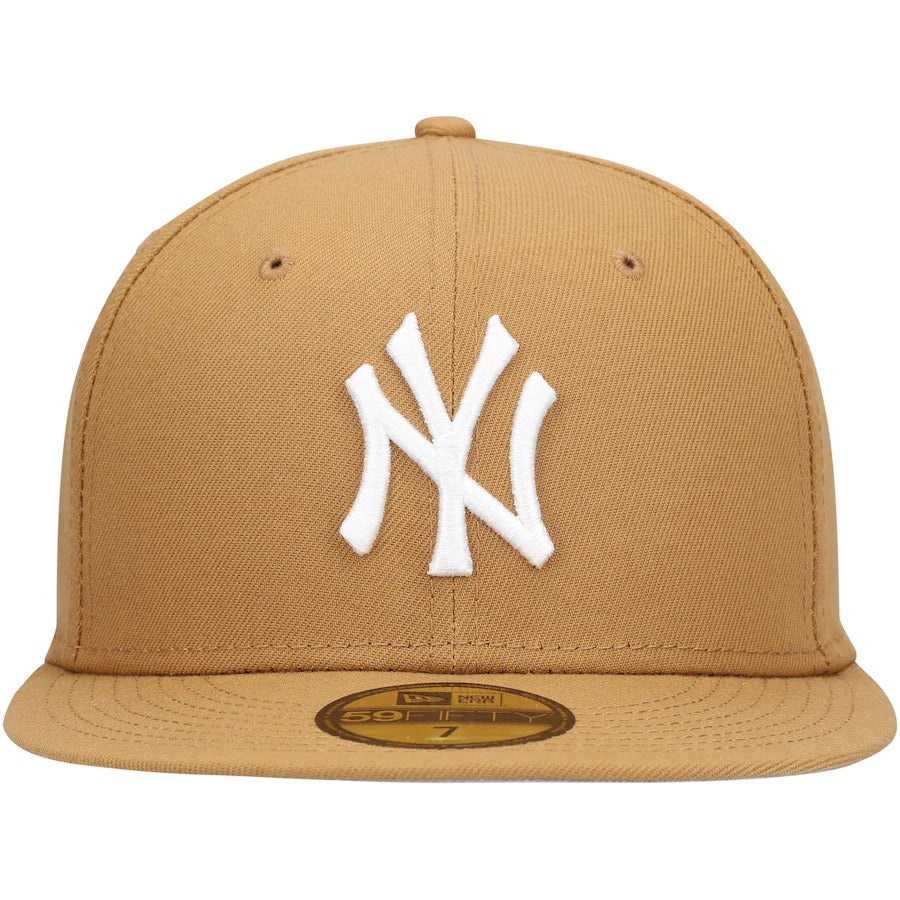 New Era Tan New York Yankees Wheat 59FIFTY Fitted Hat