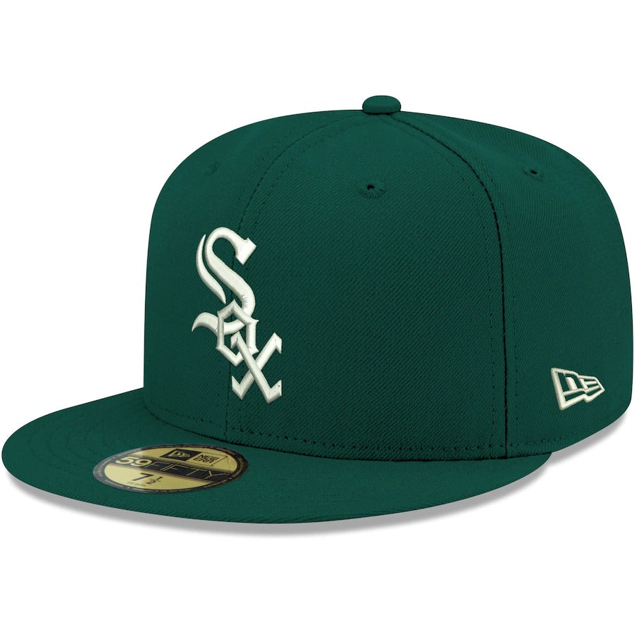 New Era Chicago White Sox Dark Green Logo 59FIFTY Fitted Hat