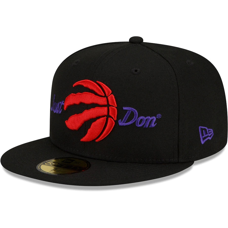 New Era x Just Don Toronto Raptors Black 59FIFTY Fitted Hat