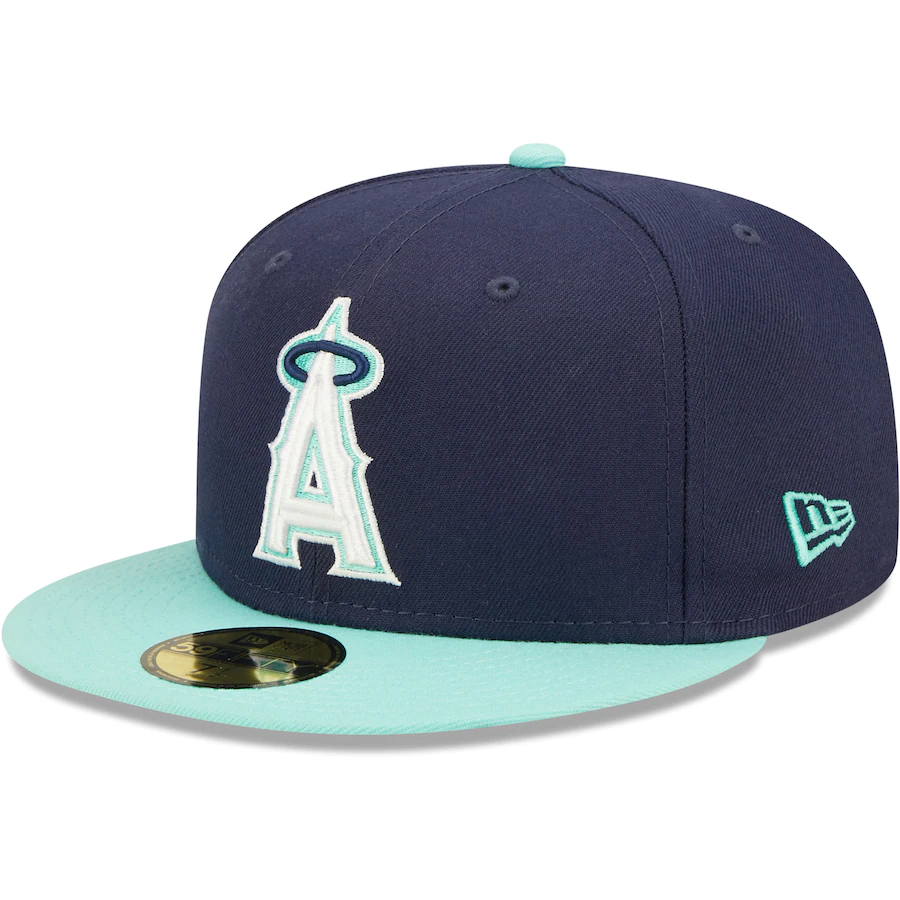 New Era Los Angeles Angels Navy 2002 World Series Cooperstown Collection Team UV 59FIFTY Fitted Hat