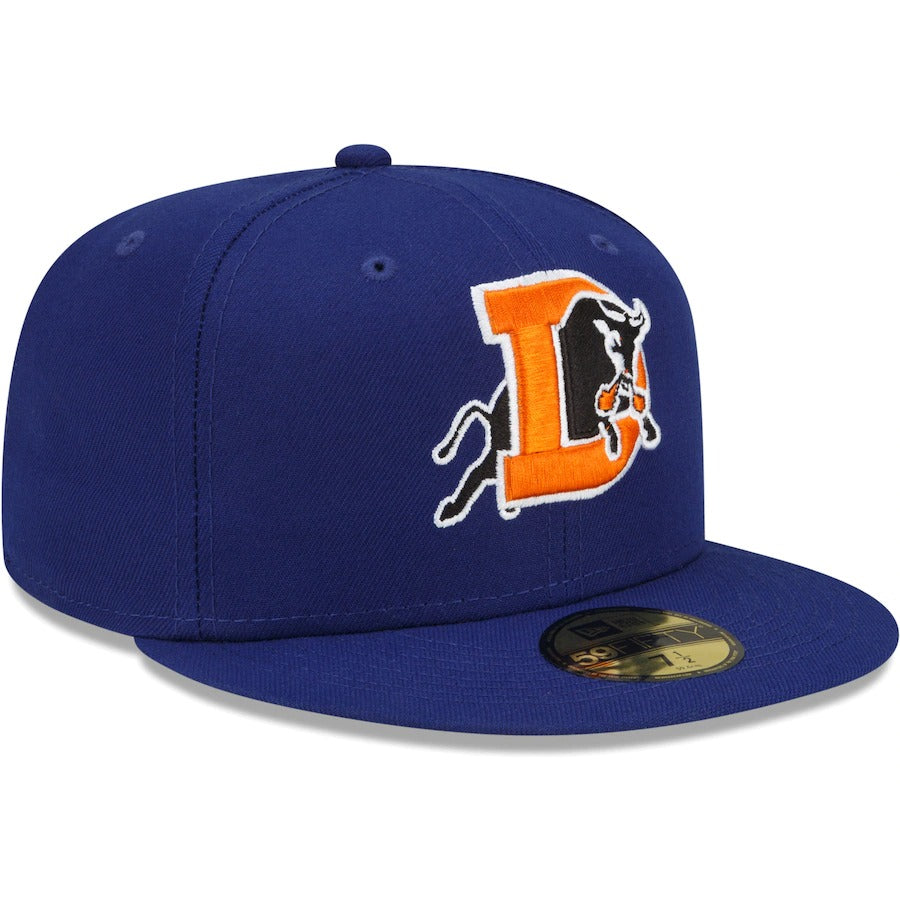 New Era Durham Bulls Royal Authentic Collection Team Home 59FIFTY Fitted Hat