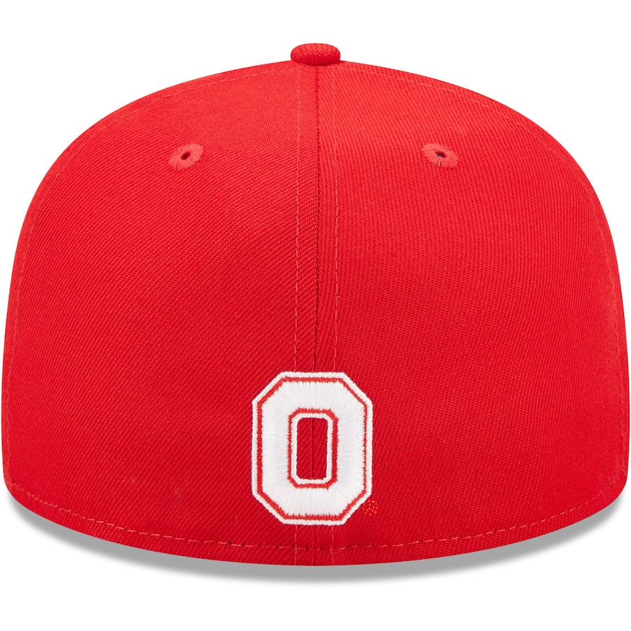 New Era Ohio State Buckeyes Scarlet Griswold 59FIFTY Fitted Hat