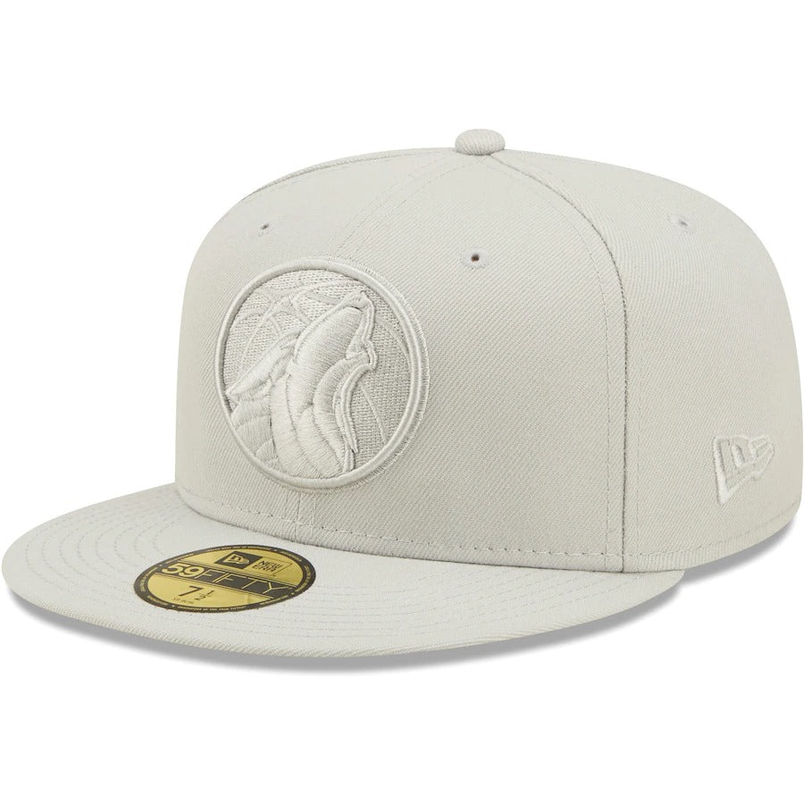 New Era Minnesota Timberwolves Gray Logo Color Pack 59FIFTY Fitted Hat