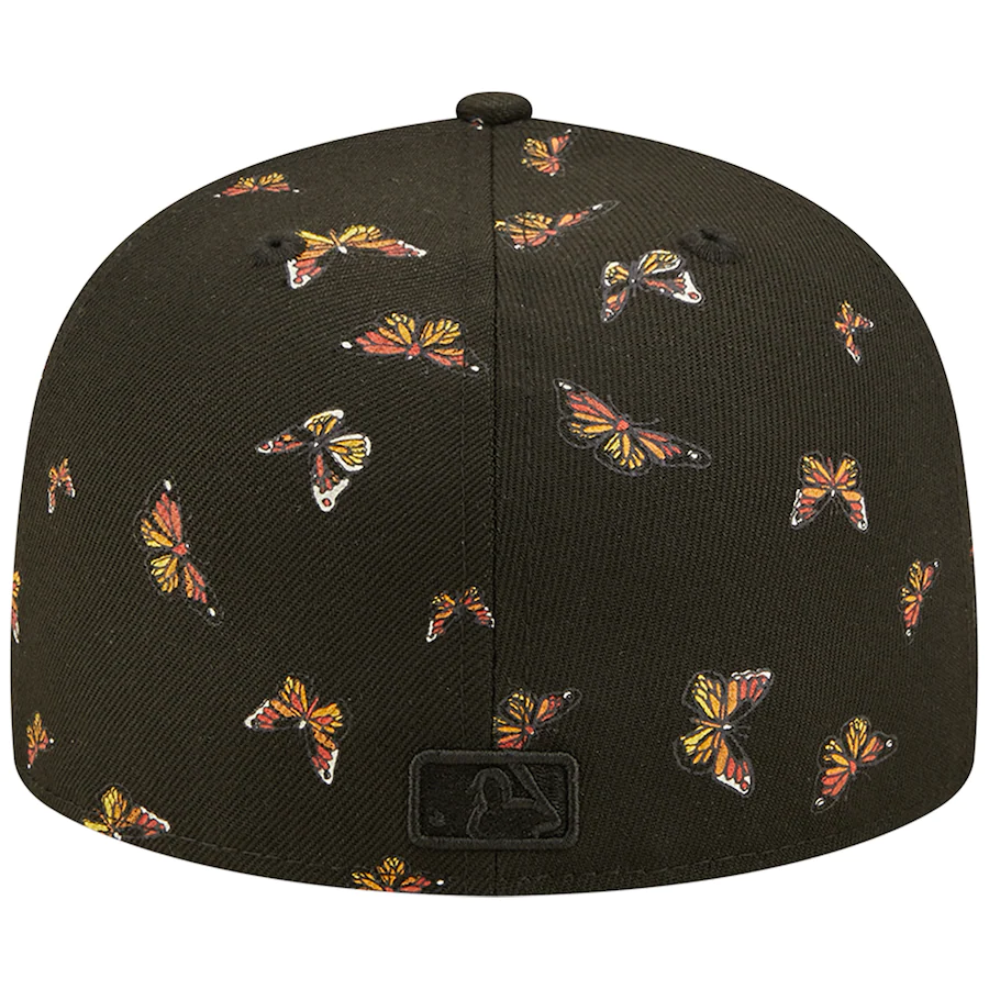 New Era Tampa Bay Rays Black Flutter 59FIFTY Fitted Hat