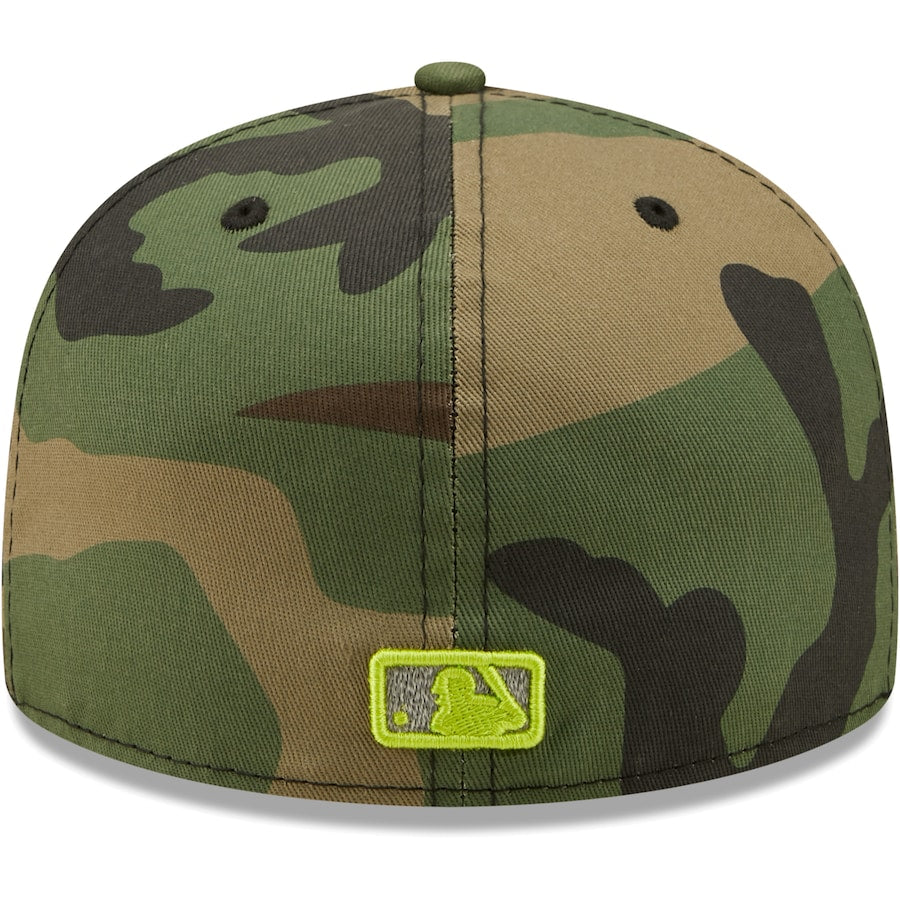 New Era Washington Nationals Camo Cooperstown Collection 2019 World Series Woodland Reflective Undervisor 59FIFTY Fitted Hat