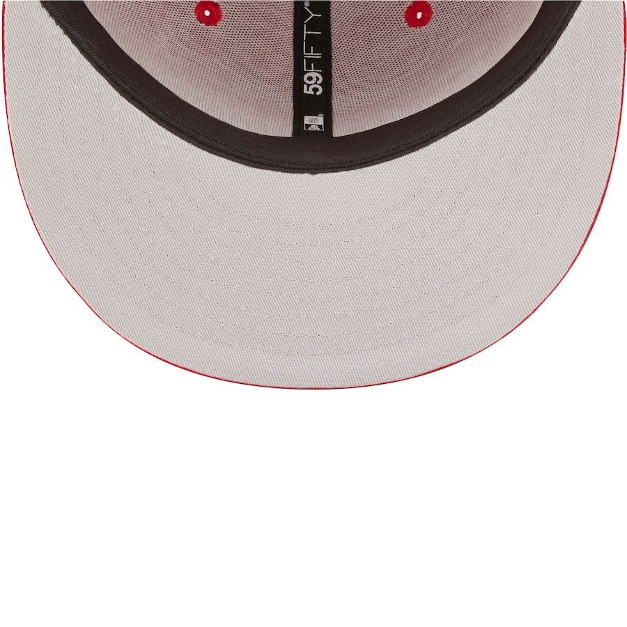 New Era Ohio State Buckeyes Scarlet Griswold 59FIFTY Fitted Hat