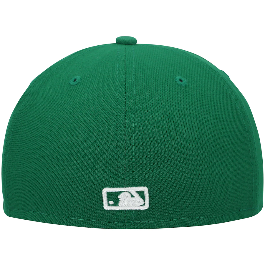 New Era Tampa Bay Rays Kelly Green Logo White 59FIFTY Fitted Hat