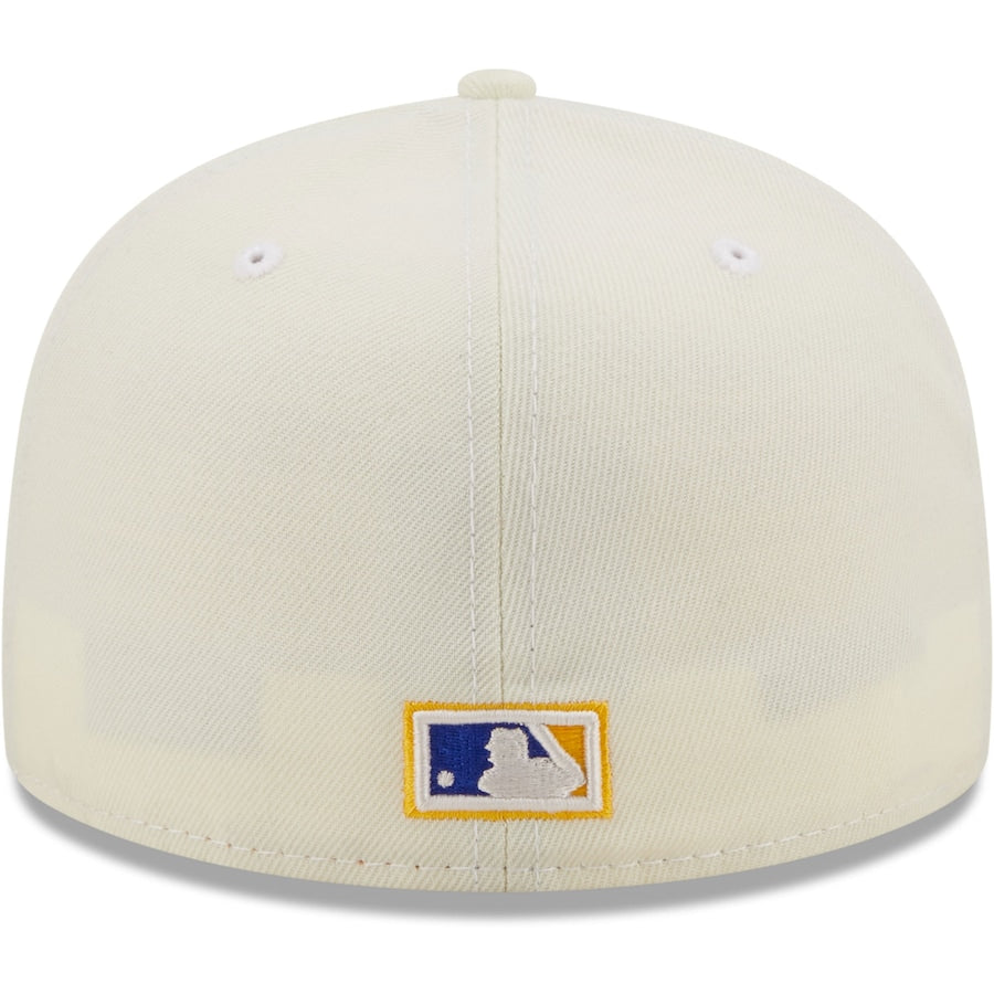 New Era Milwaukee Brewers Cream 1975 All-Star Game Chrome Alternate Undervisor 59FIFTY Fitted Hat