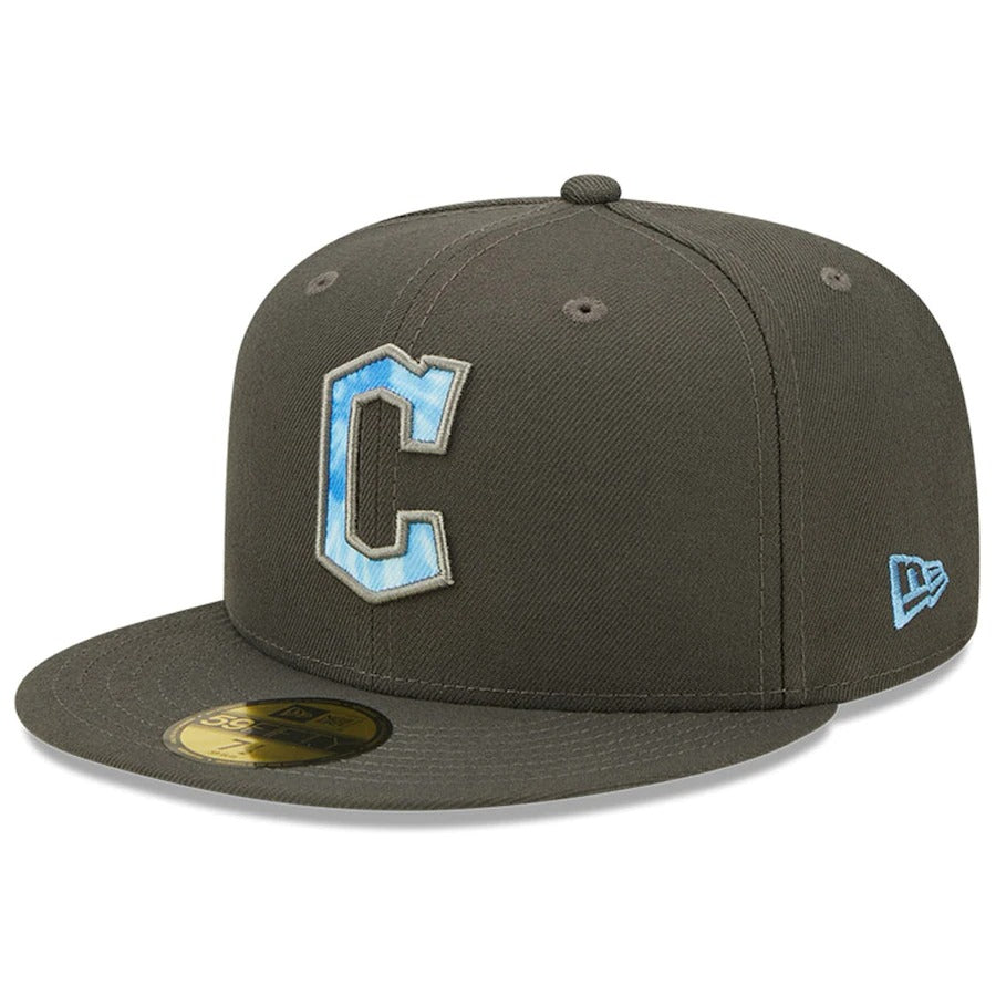 New Era Cleveland Guardians Graphite 2022 Father's Day On-Field 59FIFTY Fitted Hat