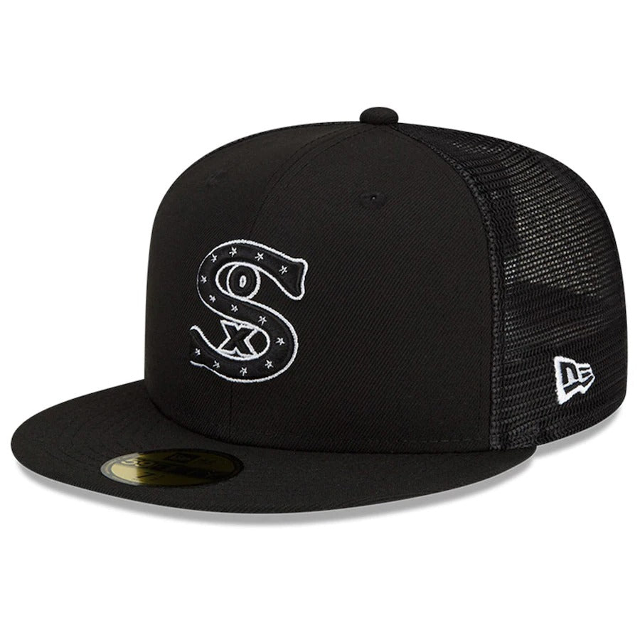 New Era Chicago White Sox Black 2022 Batting Practice 59FIFTY Fitted Hat