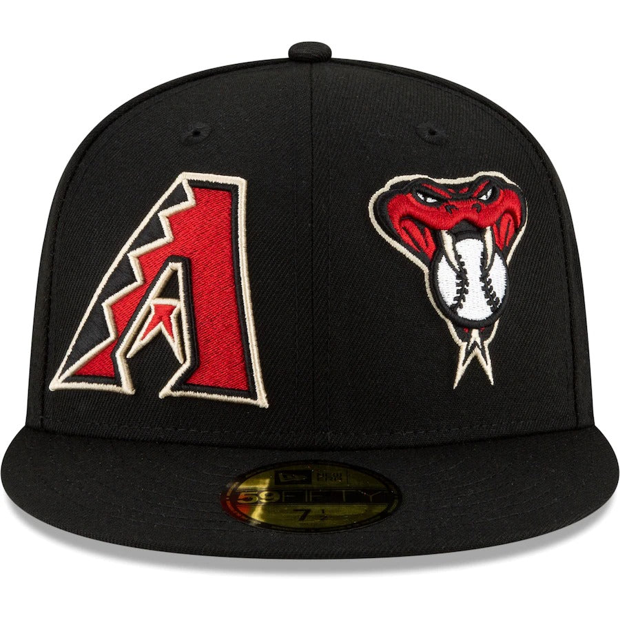 New Era Arizona Diamondbacks Black Patch Pride 59FIFTY Fitted Hat
