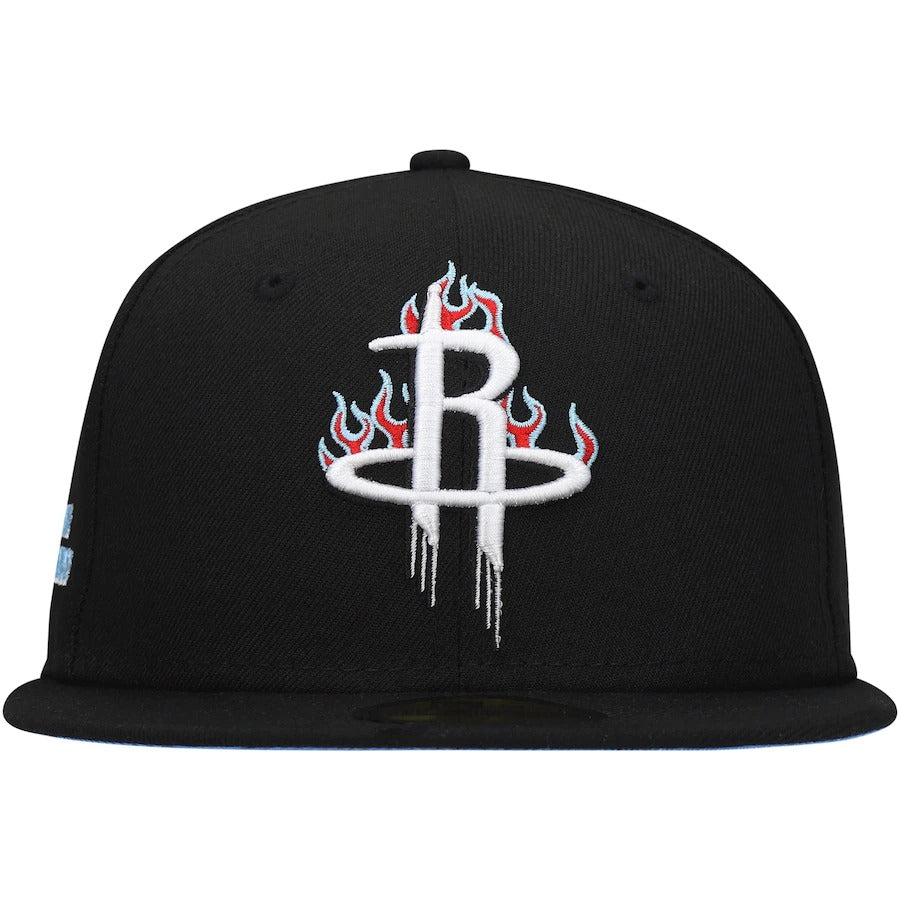 New Era Houston Rockets Team Fire 59FIFTY Fitted Hat