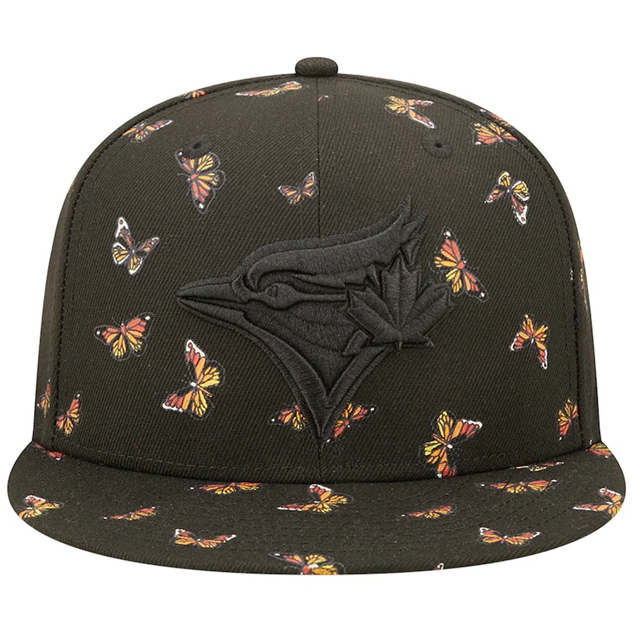 New Era Toronto Blue Jays Black Flutter 59FIFTY Fitted Hat