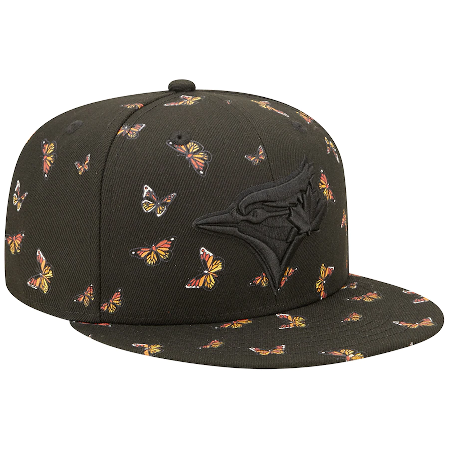 New Era Toronto Blue Jays Black Flutter 59FIFTY Fitted Hat