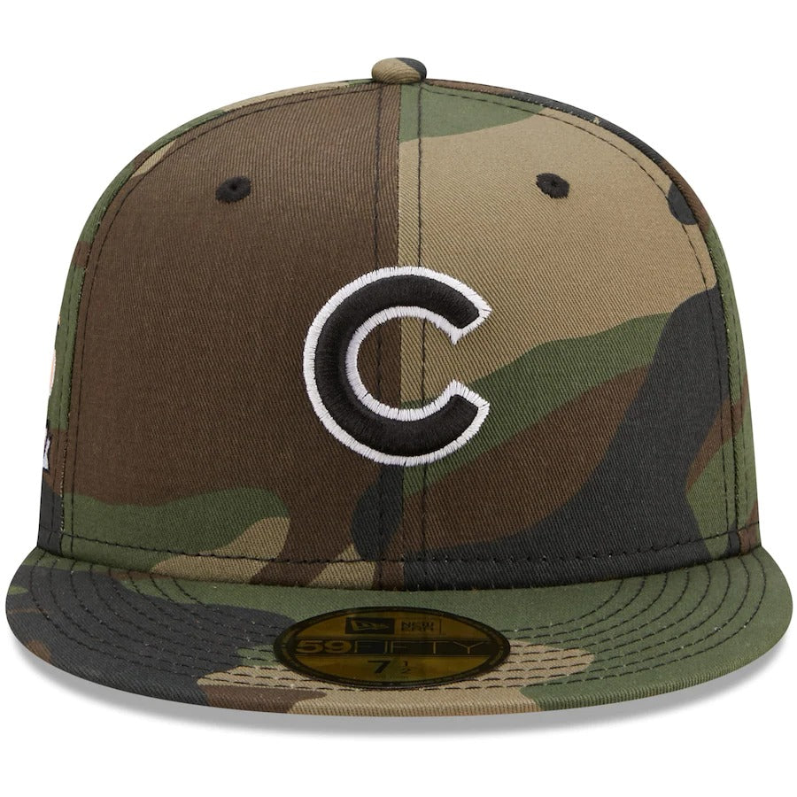 New Era Chicago Cubs Camo 1990 MLB All-Star Game Flame Undervisor 59FIFTY Fitted Hat