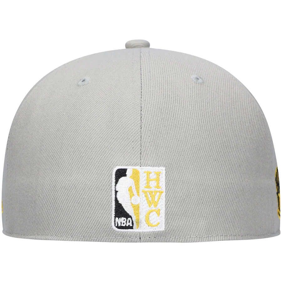 Mitchell & Ness Chicago Bulls Gray Hardwood Classics 1998 NBA Finals Sunny Gray Fitted Hat
