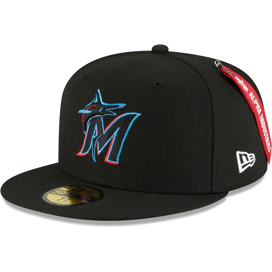 New Era x Alpha Industries Miami Marlins 59FIFTY Fitted Hat