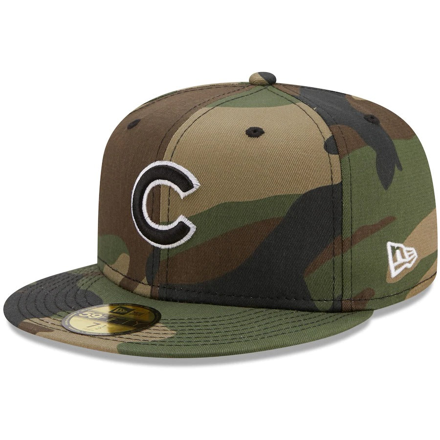New Era Chicago Cubs Camo 1990 MLB All-Star Game Flame Undervisor 59FIFTY Fitted Hat