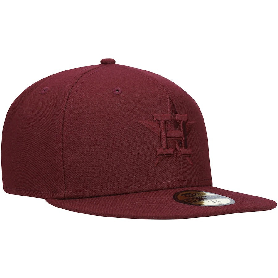 New Era Houston Astros Maroon Oxblood Tonal 59FIFTY Fitted Hat