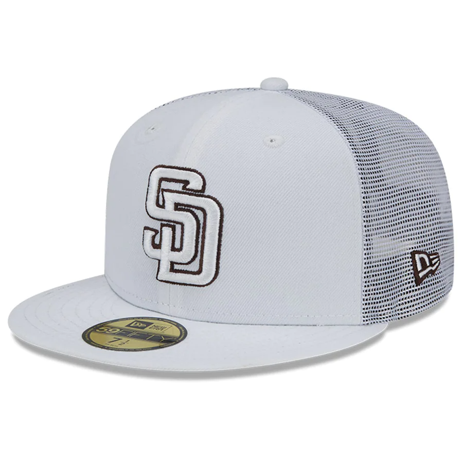 New Era San Diego Padres White 2022 Batting Practice 59FIFTY Fitted Hat