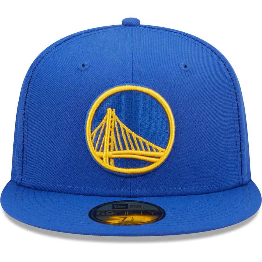 New Era Golden State Warriors Royal 6x NBA Finals Champions Pop Sweat 59FIFTY Fitted Hat