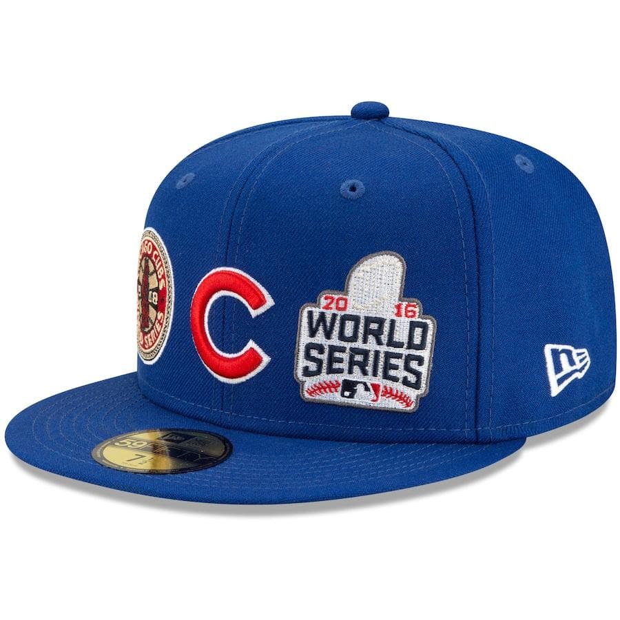 New Era Chicago Cubs Royal 3x World Series Champions
59FIFTY Fitted Hat