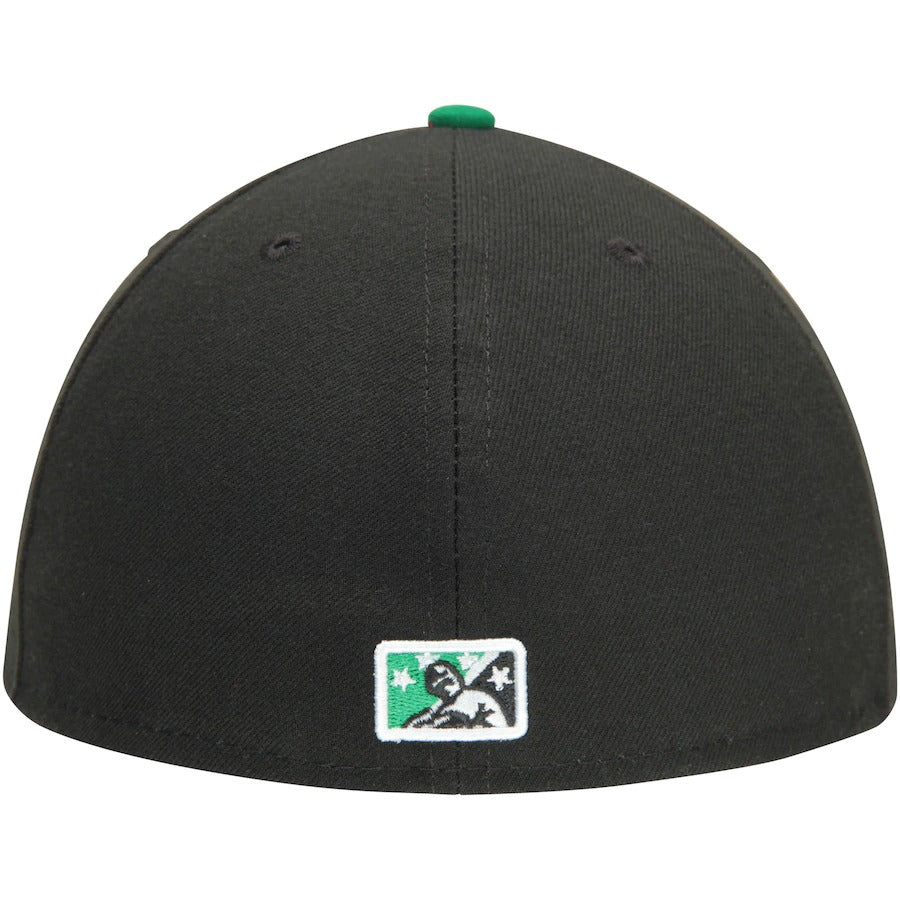 New Era Black Clinton LumberKings Authentic 59FIFTY Fitted Hat