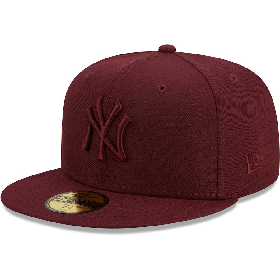 New Era New York Yankees Maroon Oxblood Tonal 59FIFTY Fitted Hat
