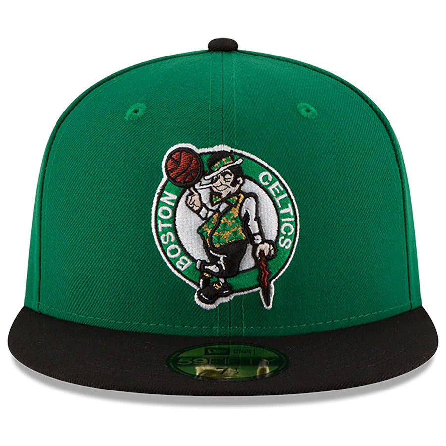 New Era Boston Celtics Kelly Green/Black 2022 NBA Finals Side Patch 59FIFTY Fitted Hat