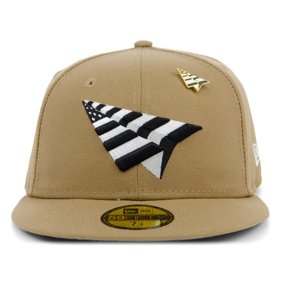 New Era x Paper Planes Logo Khaki 59FIFTY Fitted Hat