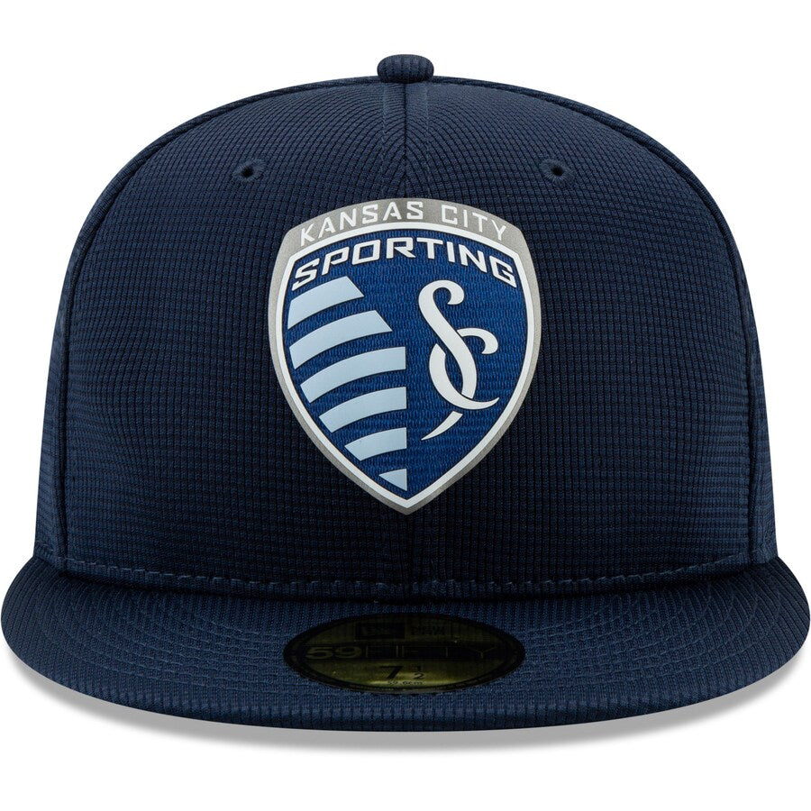 New Era Sporting Kansas City Navy On-Field 59FIFTY Fitted Hat