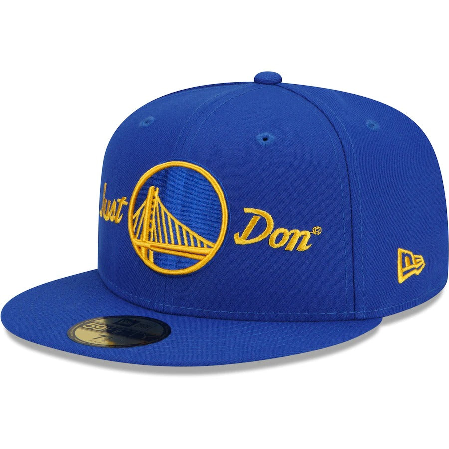 New Era x Just Don Golden State Warriors Royal 59FIFTY Fitted Hat