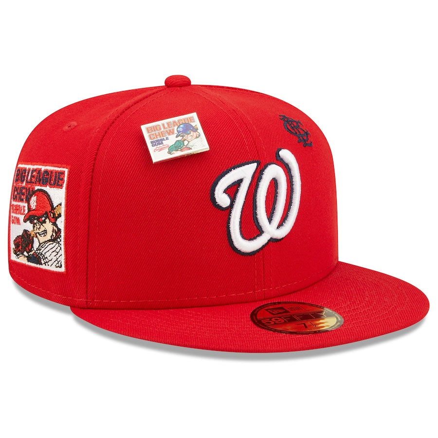 New Era MLB x Big League Chew Washington Nationals Red 59FIFTY Fitted Hat