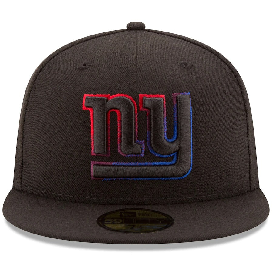 New Era Black New York Giants Color Dim 59FIFTY Fitted Hat