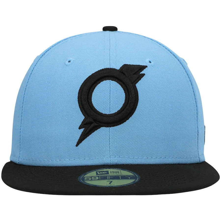 New Era Omaha Storm Chasers Light Blue Authentic Collection Team Alternate 59FIFTY Fitted Hat