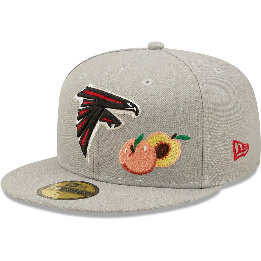 New Era Atlanta Falcons Gray City Describe 59FIFTY Fitted Hat