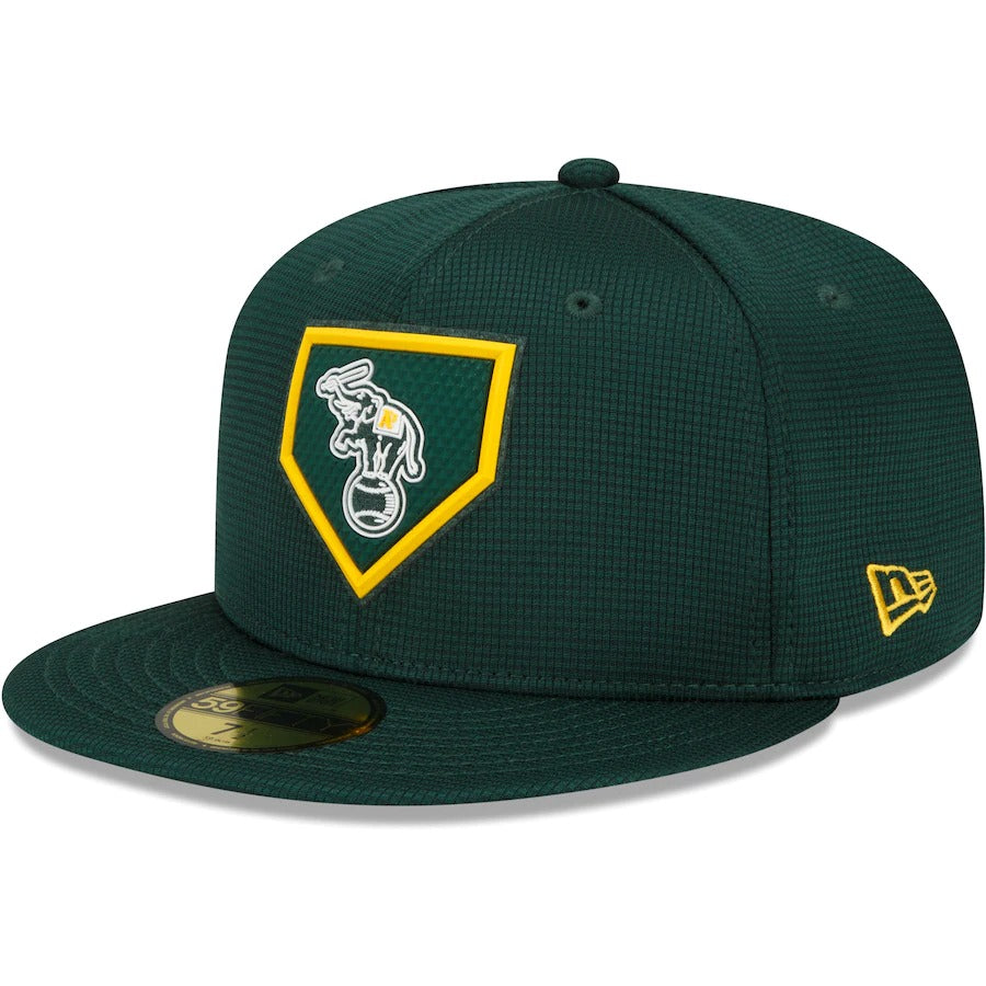 New Era Oakland Athletics Dark Green 2022 Clubhouse 59FIFTY Fitted Hat