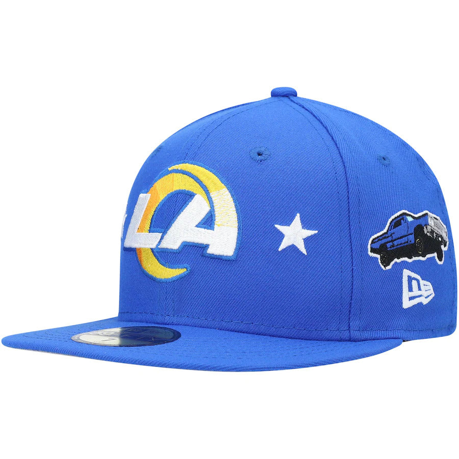 New Era Royal Los Angeles Rams City Transit 59FIFTY Fitted Hat