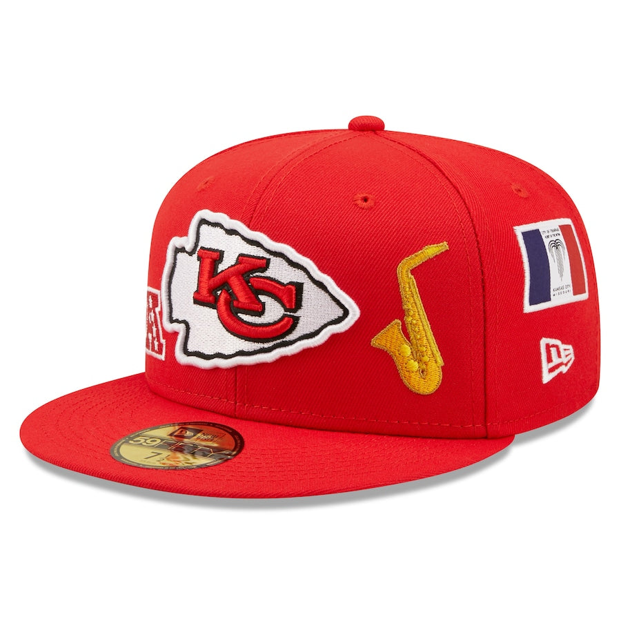 New Era Kansas City Chiefs Red Team Local 59FIFTY Fitted Hat