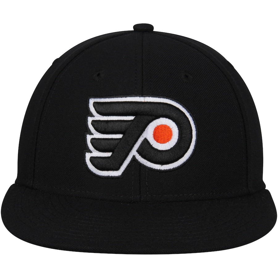 Adidas Black Philadelphia Flyers Basic Fitted Hat