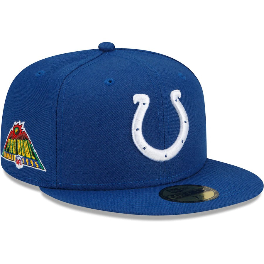 New Era Indianapolis Colts Royal Patch Up 1995 Pro Bowl 59FIFTY Fitted Hat