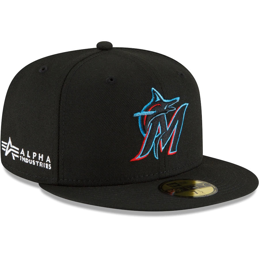 New Era x Alpha Industries Miami Marlins 59FIFTY Fitted Hat