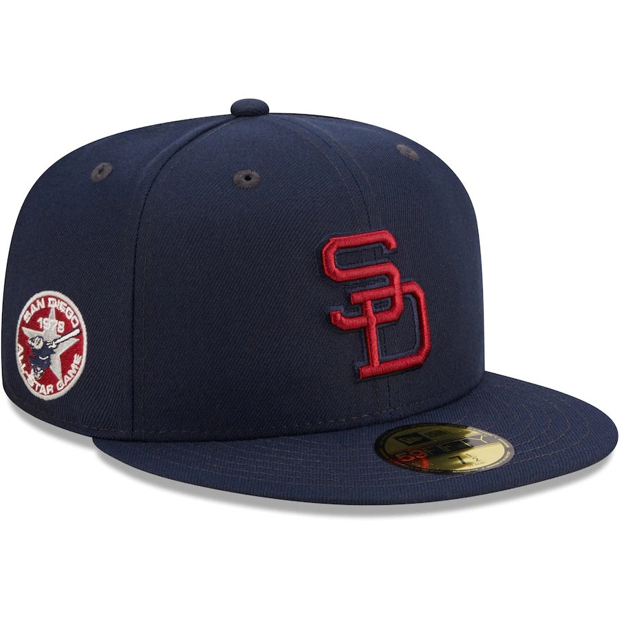 New Era San Diego Padres Cranberry Bog 59FIFTY Fitted Hat