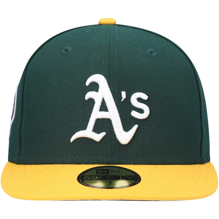 New Era Oakland Athletics Green 9/11 Memorial Side Patch 59FIFTY Fitted Hat