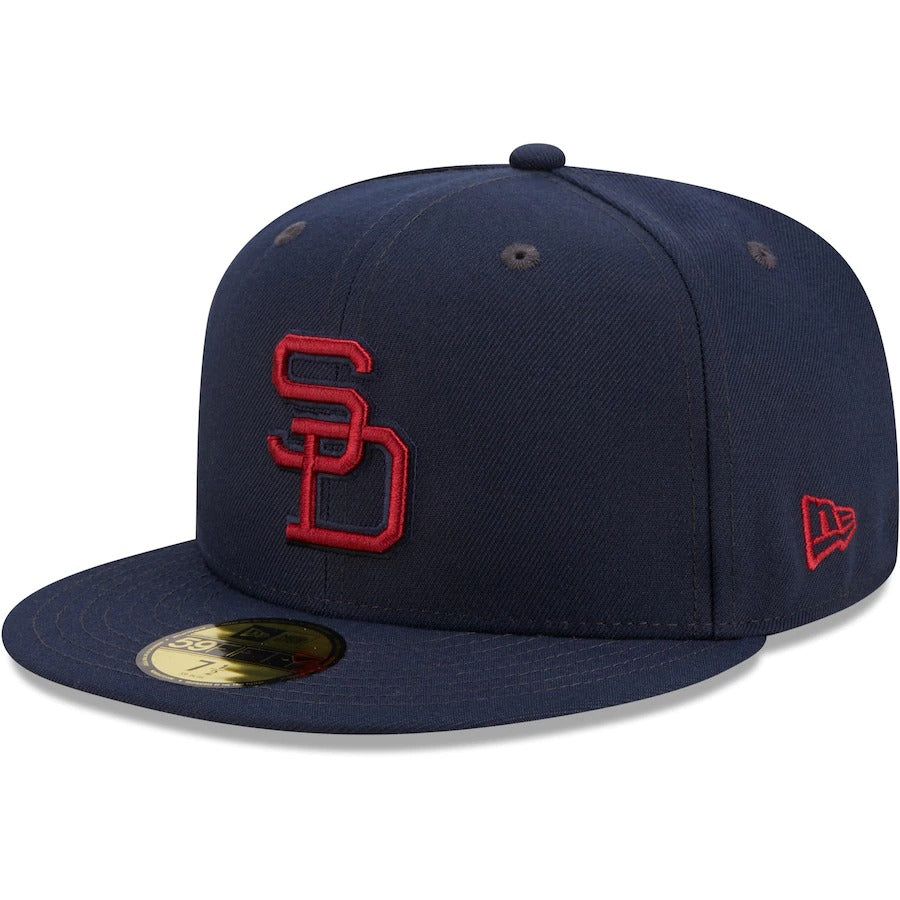 New Era San Diego Padres Cranberry Bog 59FIFTY Fitted Hat