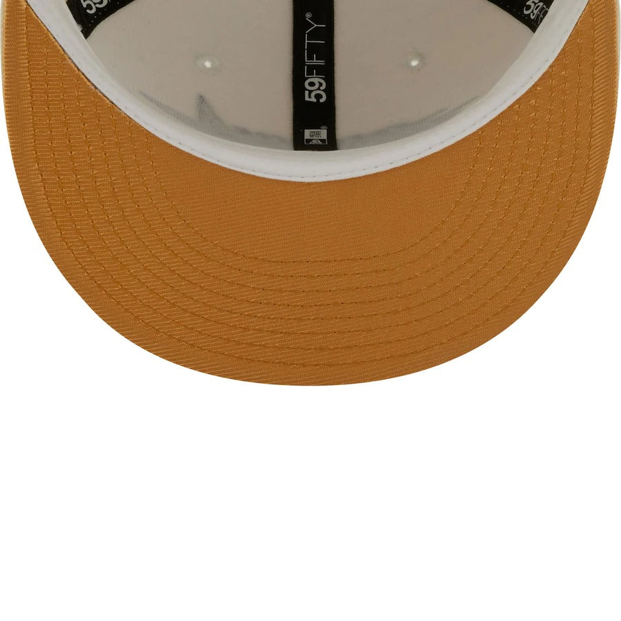 New Era Houston Astros Cream 35th Anniversary Chrome Alternate Undervisor 59FIFTY Fitted Hat